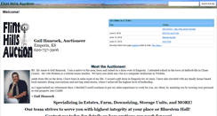 Desktop Screenshot of flinthillsauction.com